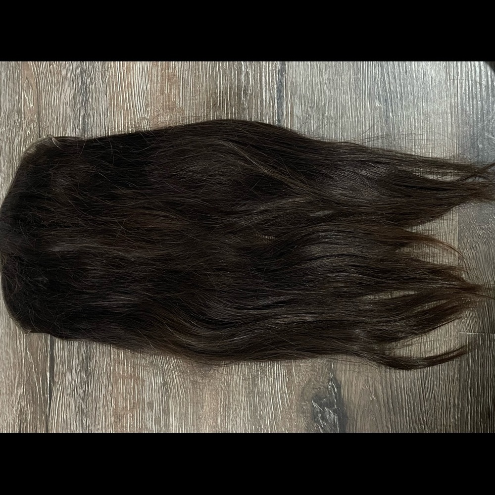 18” 100% Human Hair Clip In Weft Extensions